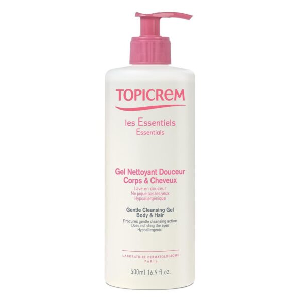 TOPICREM Gel Limpiador Suave Cuerpo y Cabello